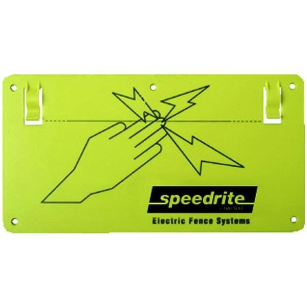 Mannapro Speedrite SA046 Electric Fence Warning Sign - Pack of 10 SA046